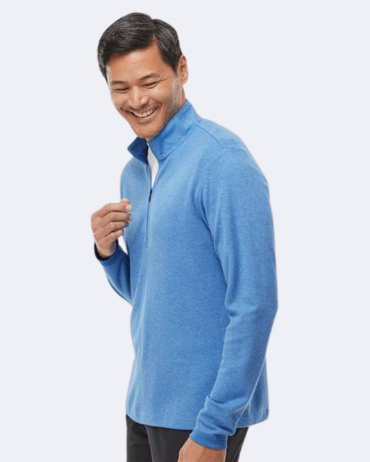 Adidas - 3-Stripes Quarter-Zip Sweater