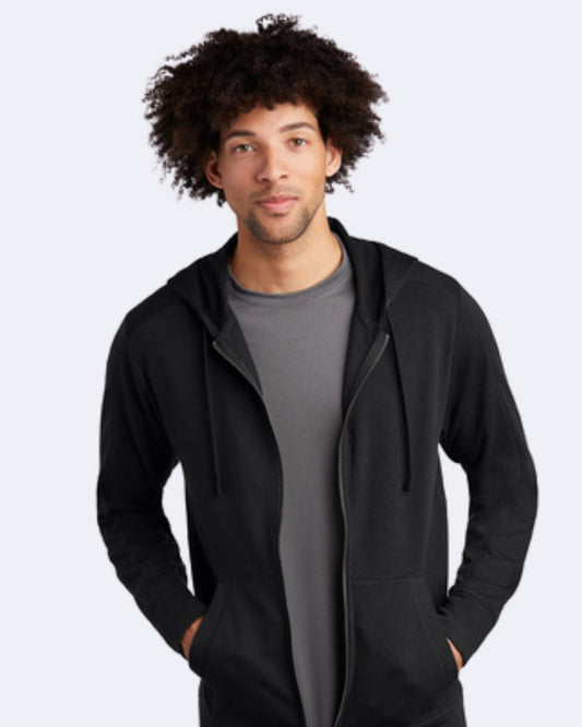 PosiCharge ® Tri-Blend Wicking Fleece Full-Zip Hooded Jacket