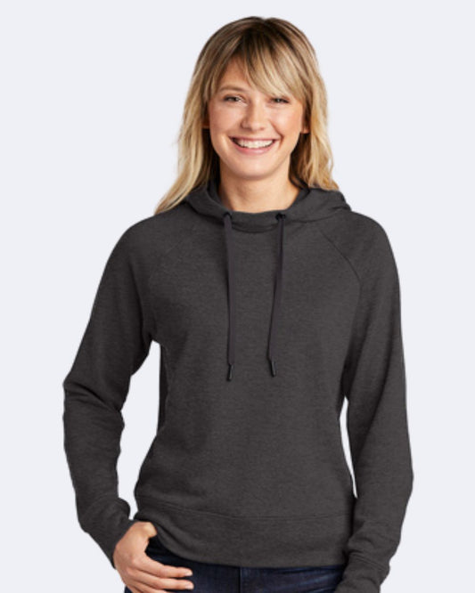 Ladies Lightweight French Terry Pullover Hoodie